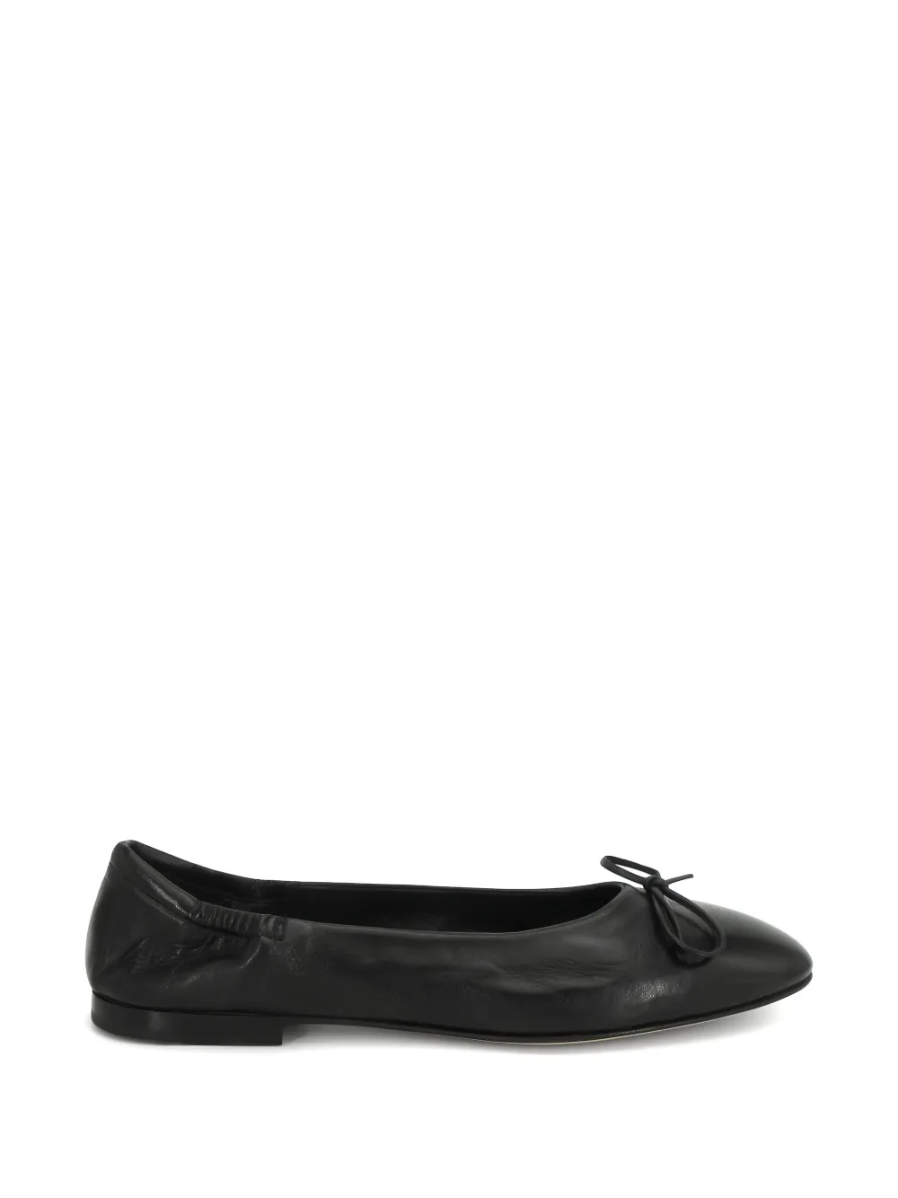 Pomme D´Or Giorgia 0450 bow-detail leather ballet flats - Schwarz