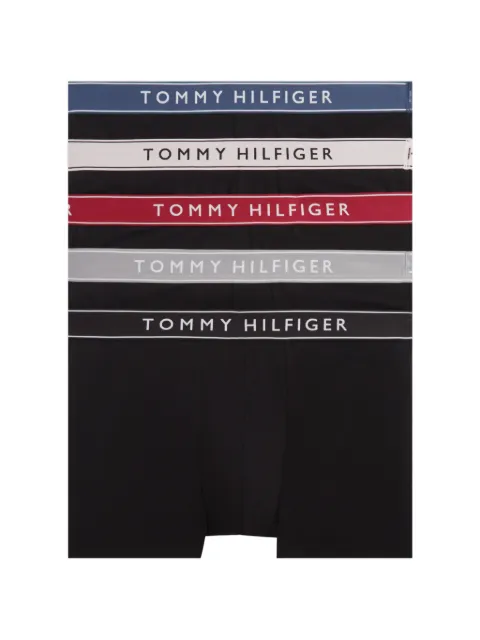 Tommy Hilfiger logo-waistband trunks (set of five)