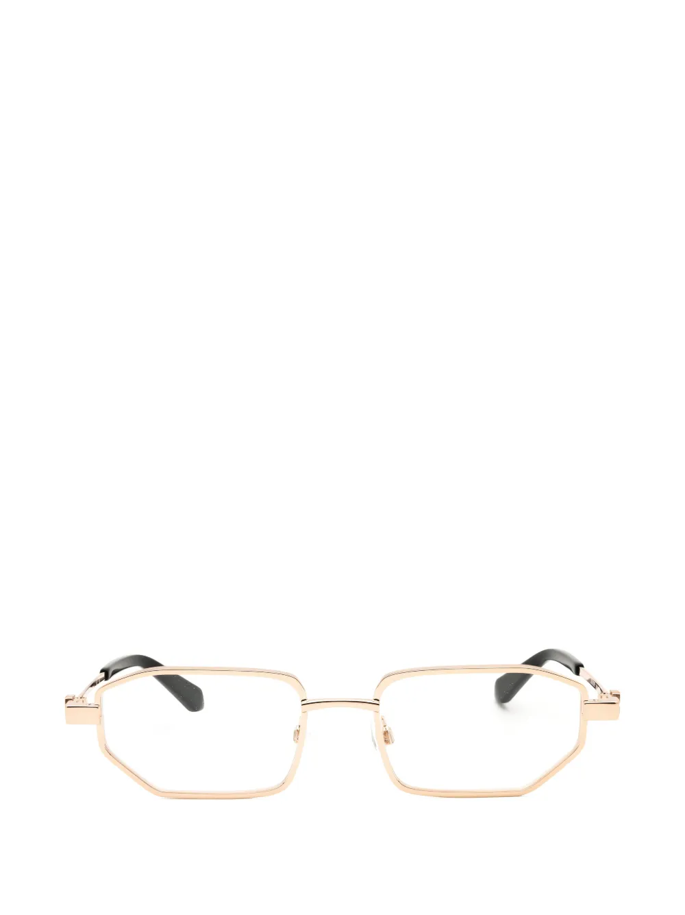 Off-White Eyewear geometric-frame sunglasses - Or Off-White Eyewear geometric-frame sunglasses - Or