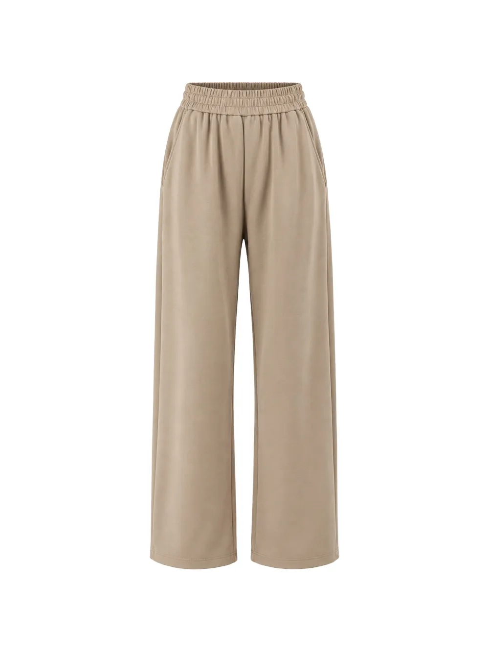 Eleh elasticated wide-leg trousers