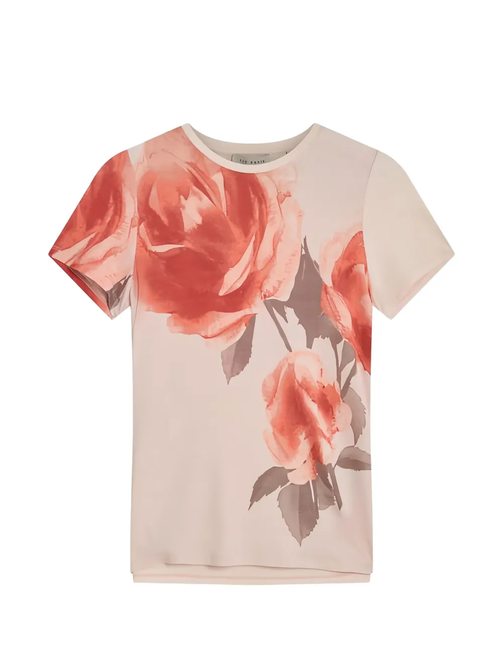 Ted Baker Bindii floral-print T-shirt - Tons neutres Ted Baker Bindii floral-print T-shirt - Tons neutres