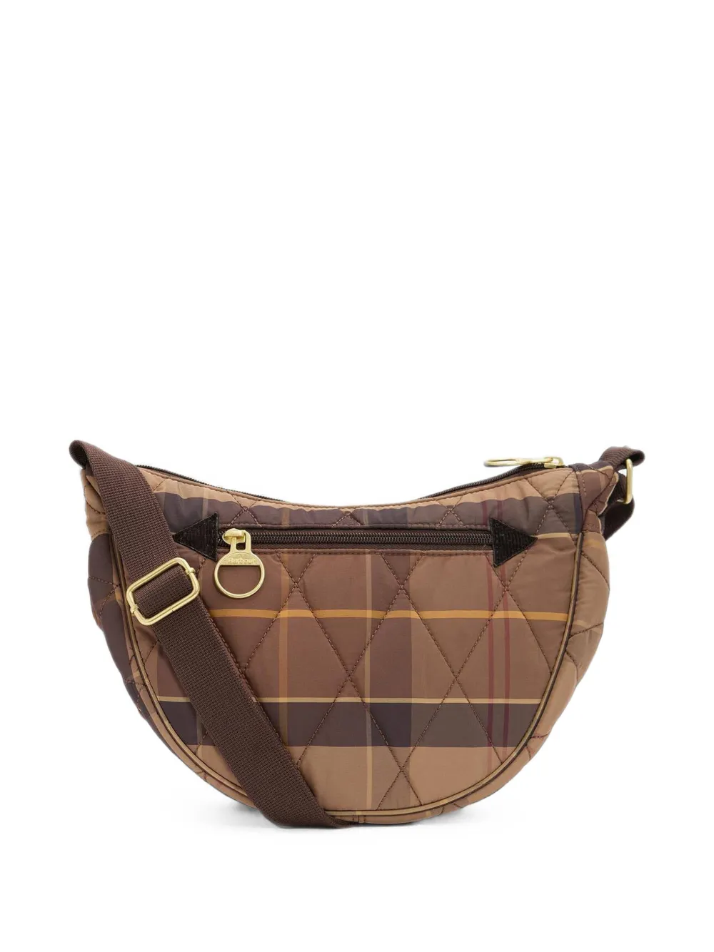 Barbour tartan quilted shoulder bag Bruin