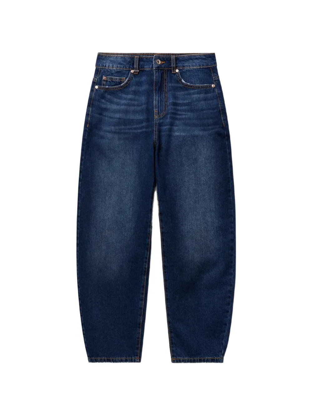 Benetton Jeans con effetto schiarito - Blu