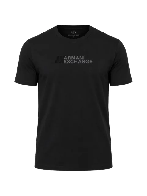 Armani Exchange logo-print crew-neck T-shirt