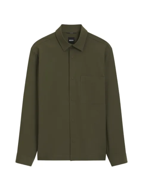 BOSS relaxed-fit shirt in performance stretch ripstop