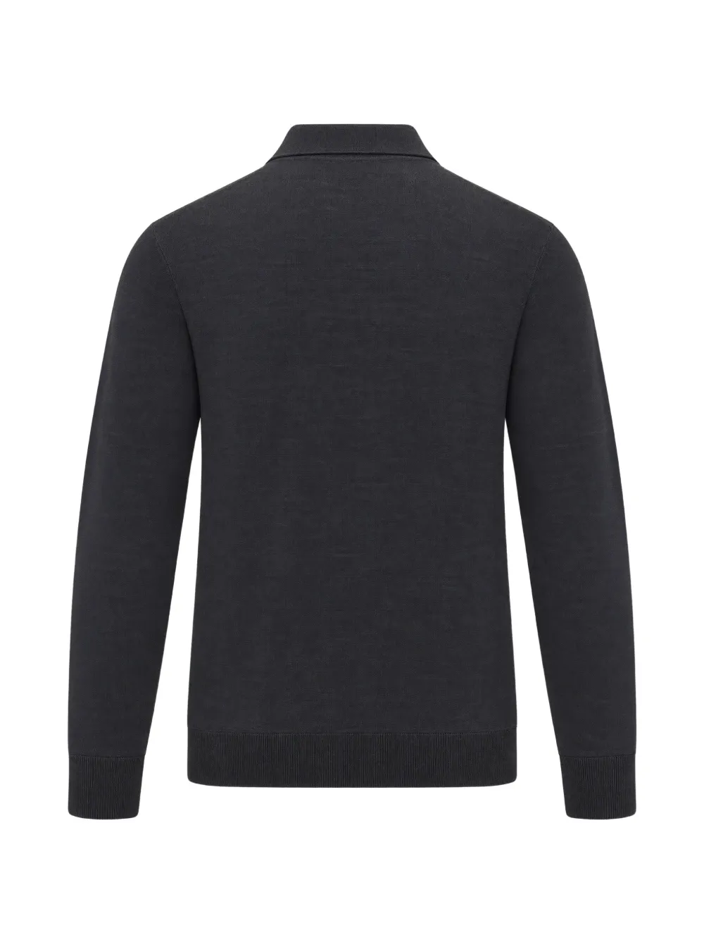 Ballantyne Poloshirt met lange mouwen Grijs