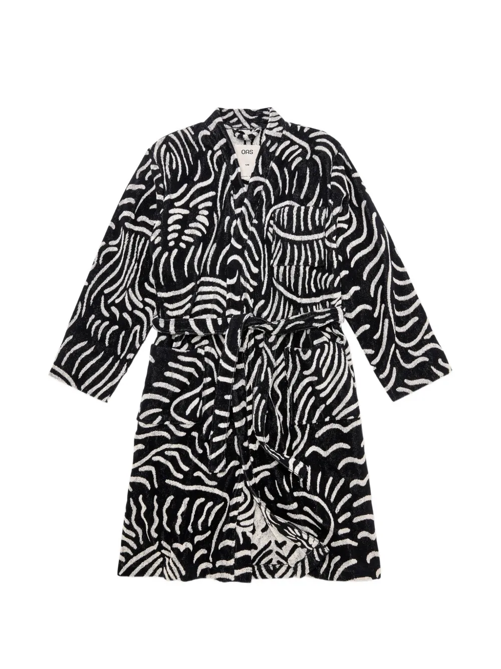 OAS Company Lorenzo abstract-pattern robe