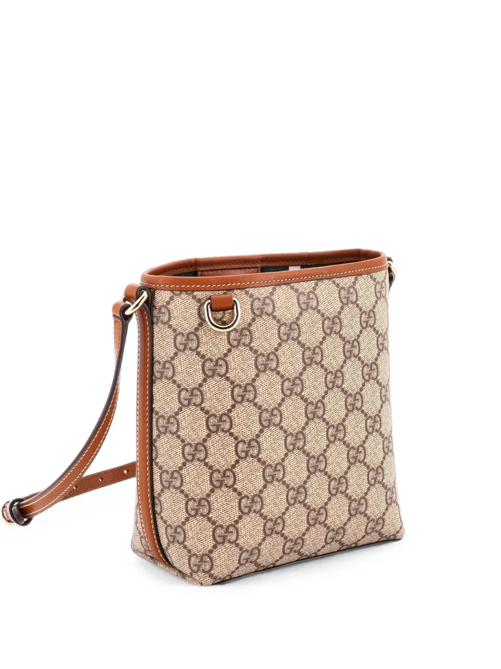 Gucci Pre-Owned GG Emblem GG Coated Canvas Nano bucket bag - Braun