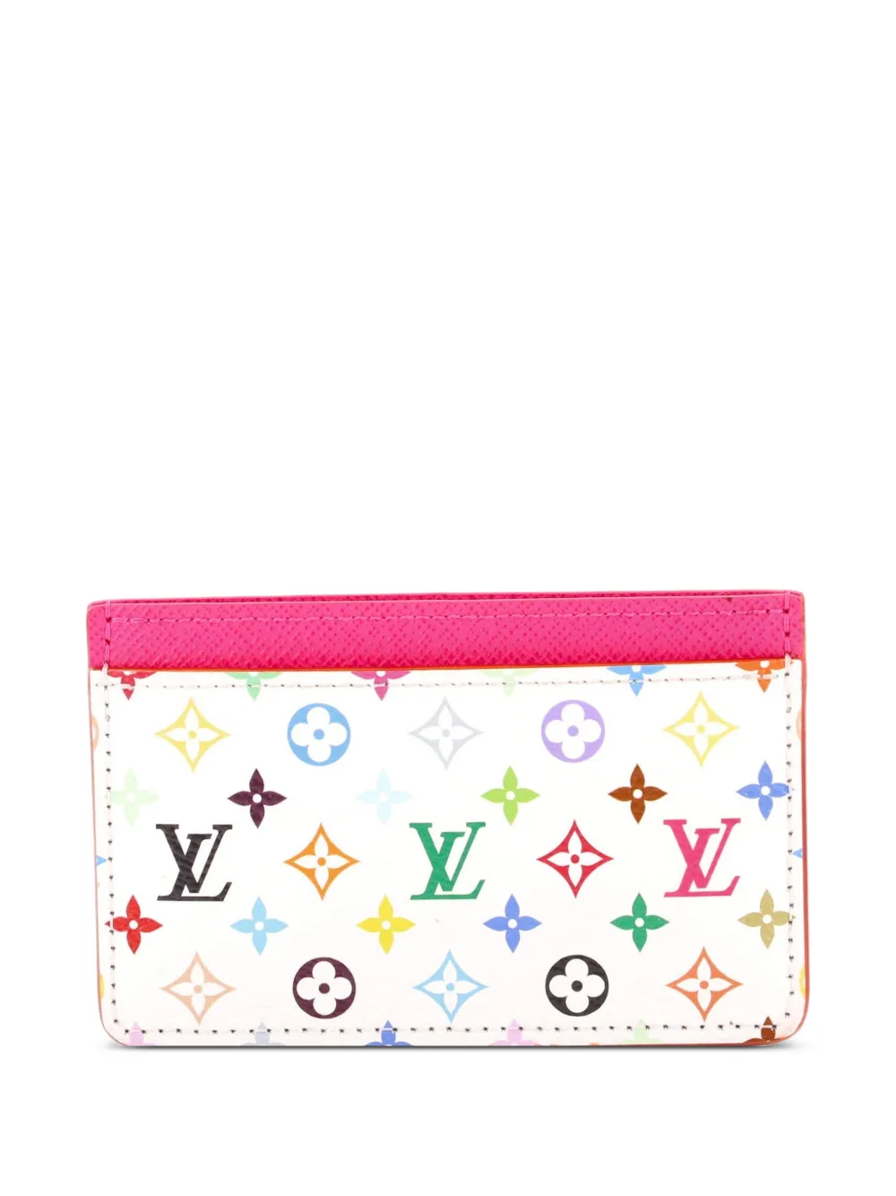 Louis Vuitton Pre-Owned x Takashi Murakami Monogram Multicolor with Leather card holder - Rosa