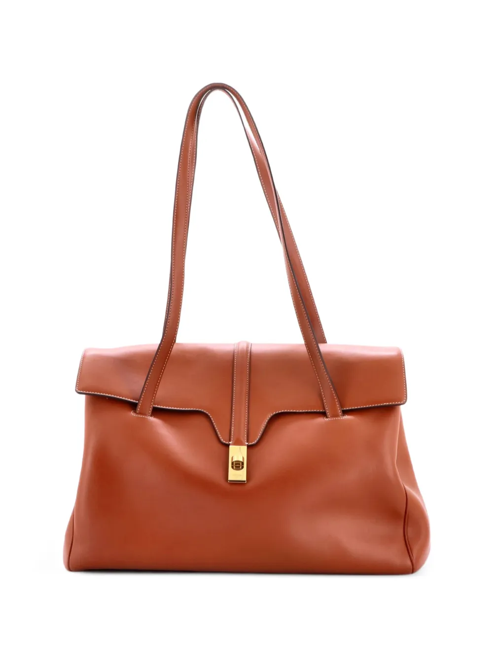 Celine Pre-Owned Soft 16 Bag Smooth Calfskin Large shoulder bag - Brown