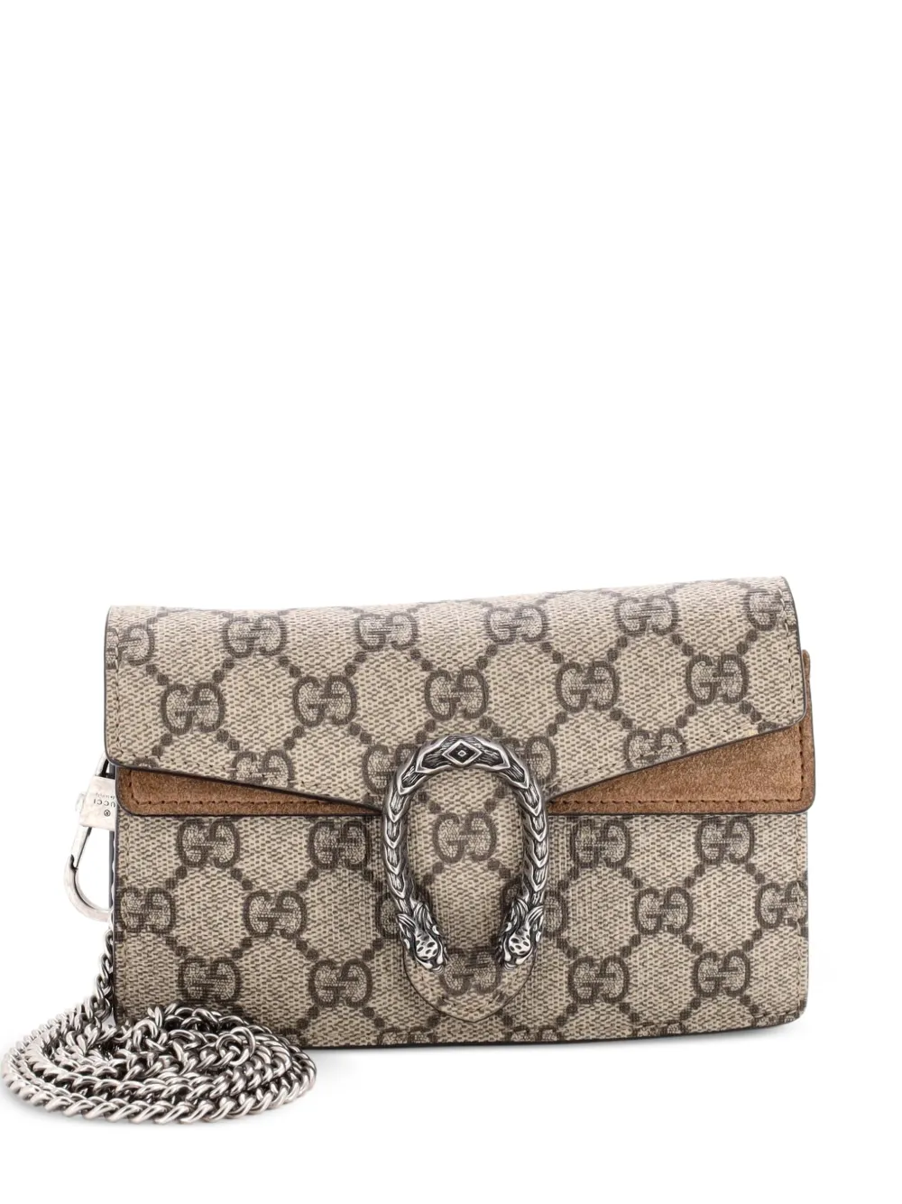 Gucci Pre-Owned Dionysus Bag GG Coated Canvas Super Mini crossbody bag - Brown
