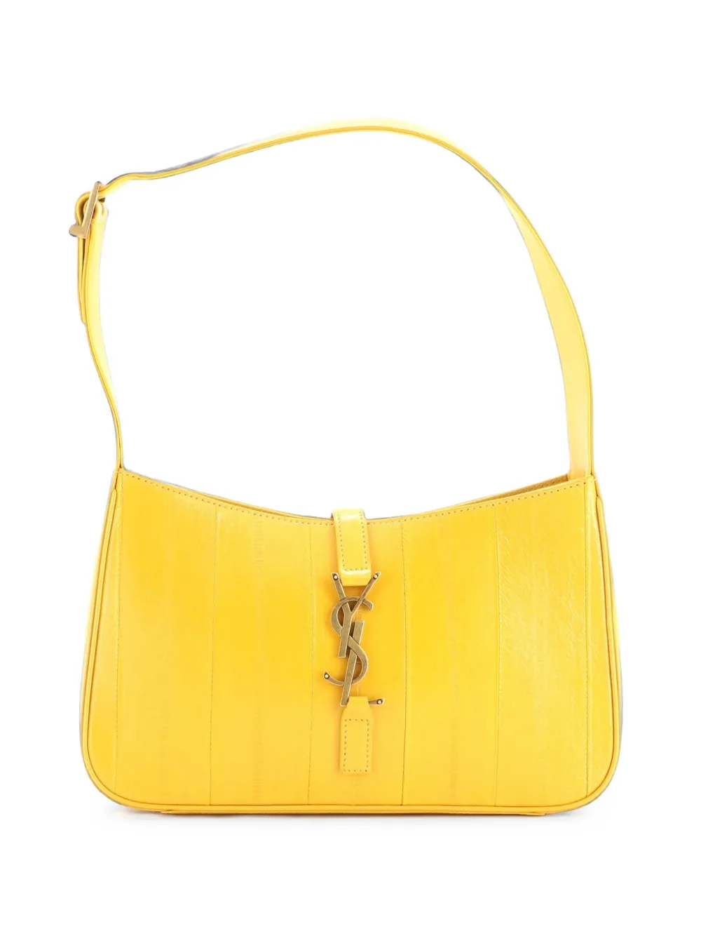 Saint Laurent Pre-Owned Le 5 a 7 Hobo Eel Embossed Leather Small shoulder bag - Gelb