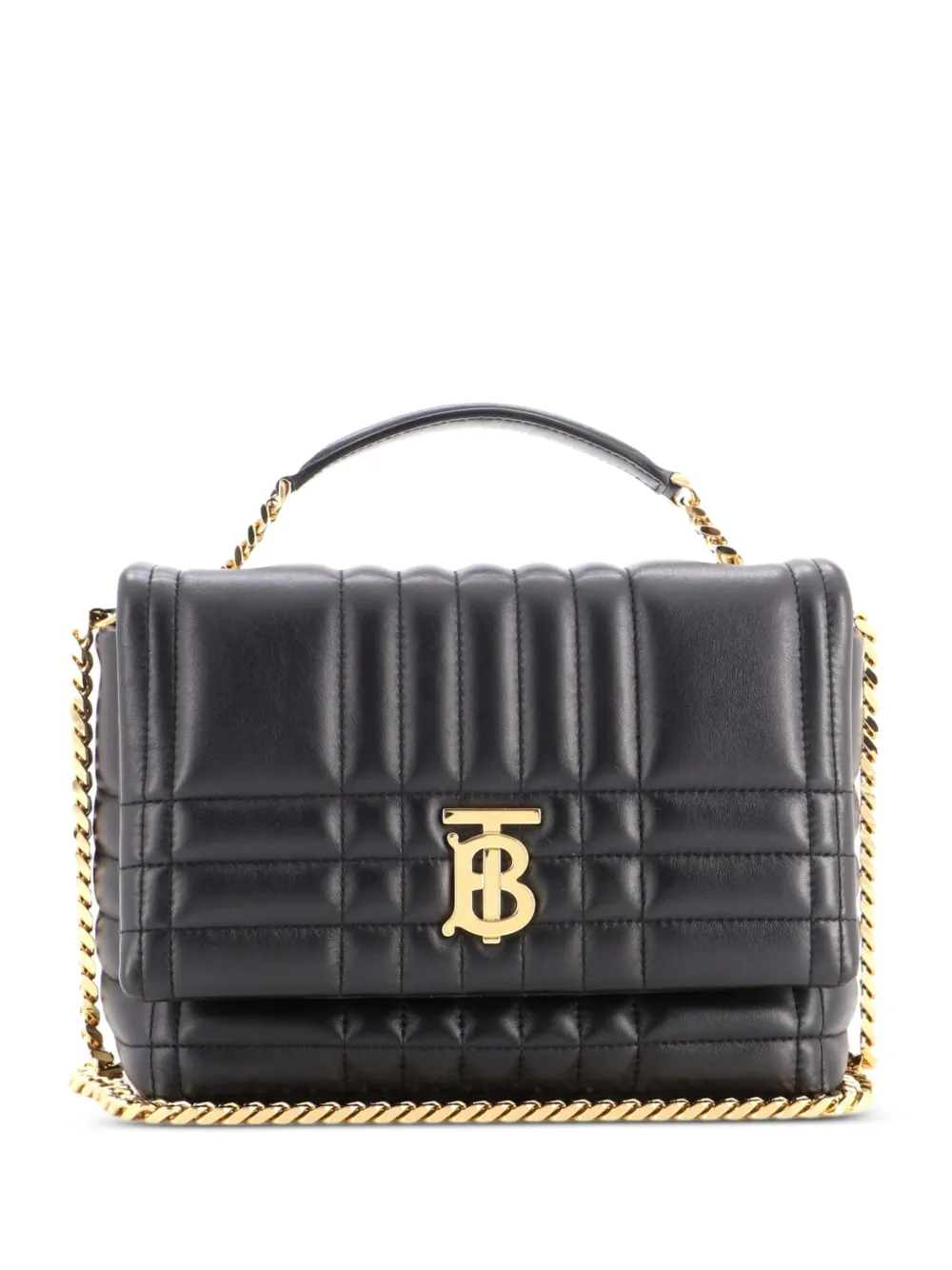Burberry Pre-Owned Lola Satchel Quilted Lambskin Small shoulder bag - Black