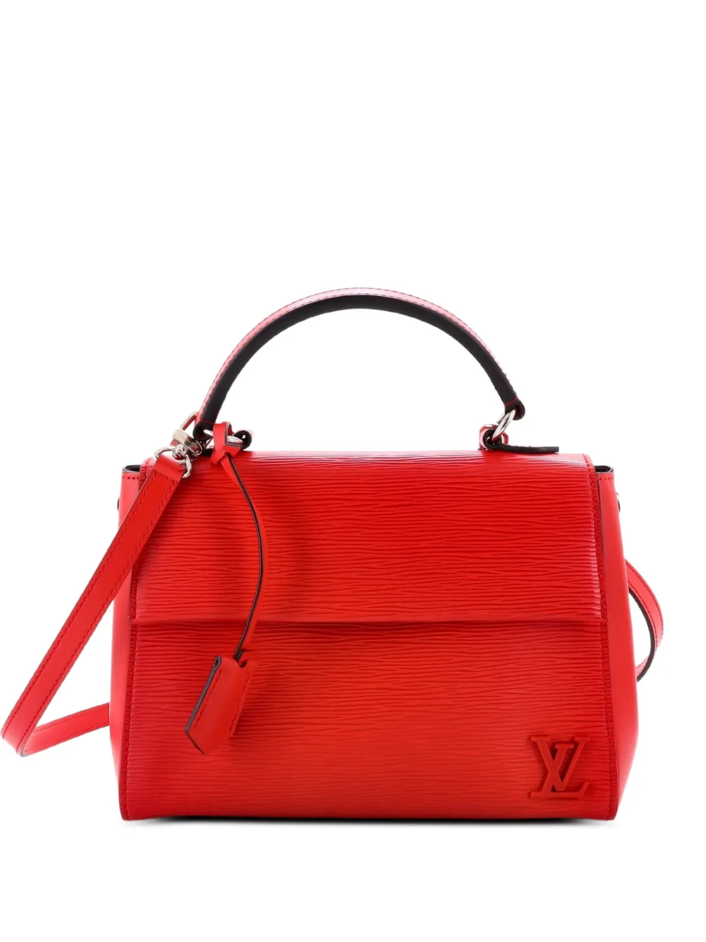 Louis Vuitton Pre-Owned Cluny Top Handle Bag Epi Leather BB satchel - Rosso