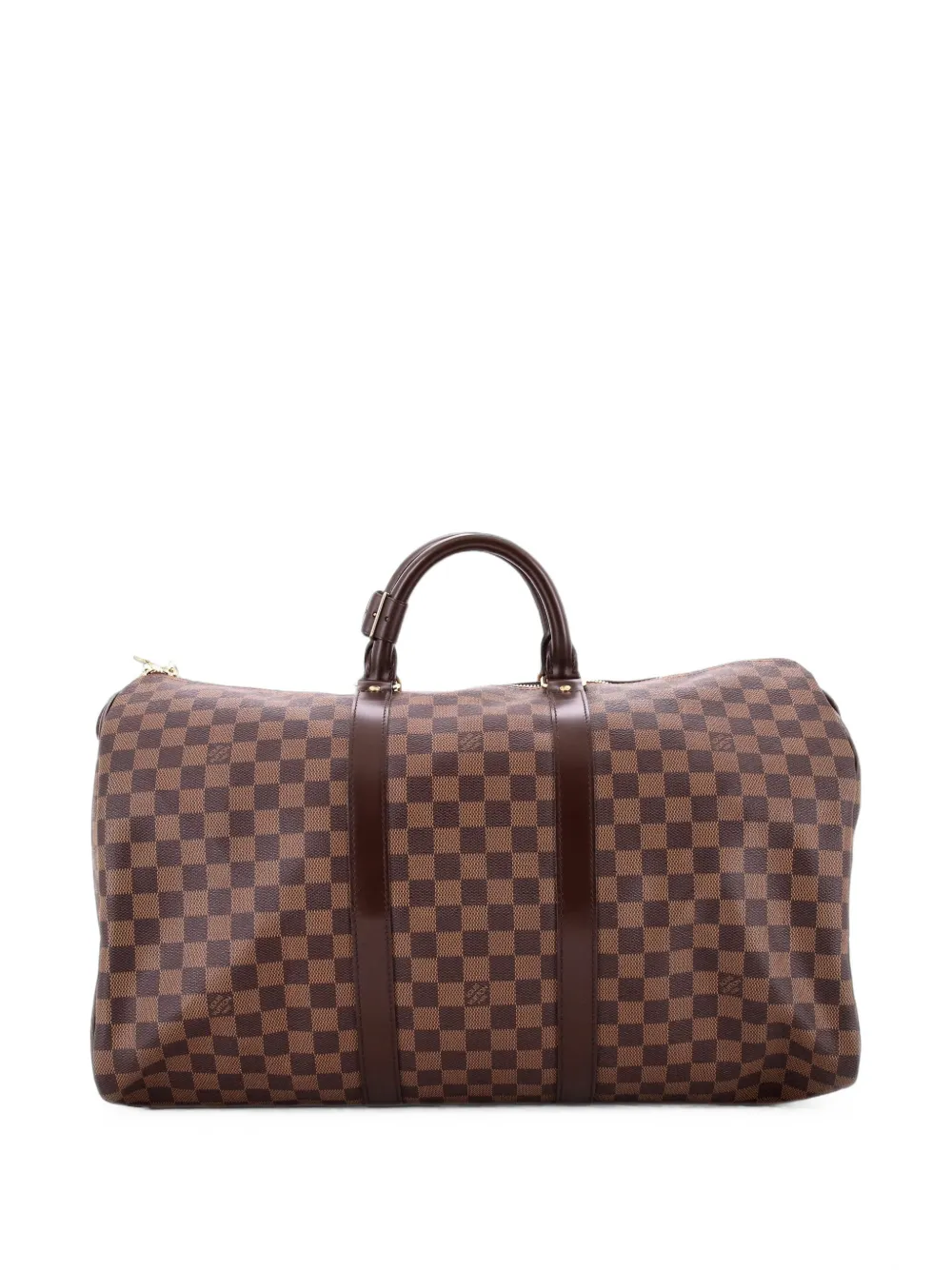 Louis Vuitton Pre-Owned Keepall Bag Damier 50 travel bag - Braun