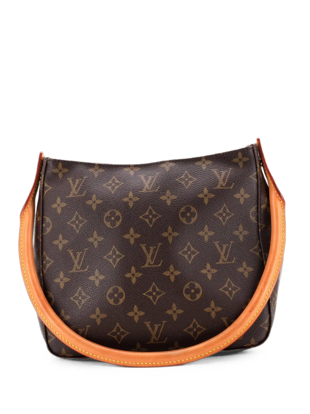 Louis Vuitton Pre-Owned Looping Handbag Monogram Canvas MM satchel - Marrone