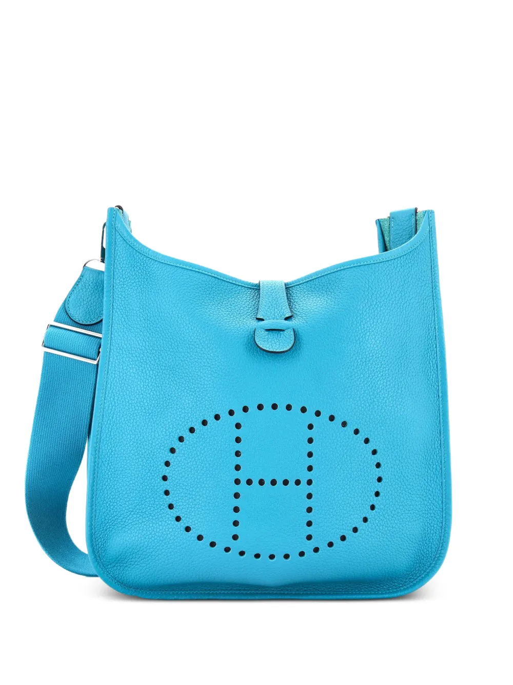 Hermès Pre-Owned Evelyne Bag Gen III Clemence GM crossbody bag - Blau