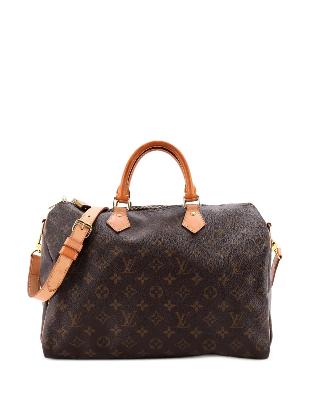 Louis Vuitton Pre-Owned Speedy Bandouliere Bag Monogram Canvas 35 satchel - Marrone