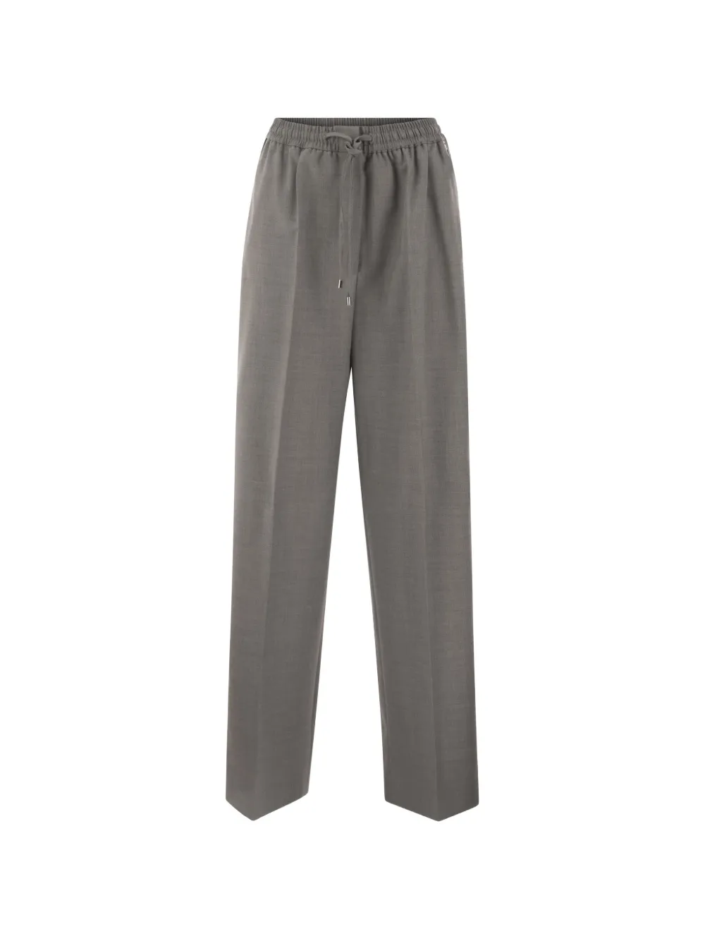 Sportmax drawstring side-stripe trousers - Gris Sportmax drawstring side-stripe trousers - Gris