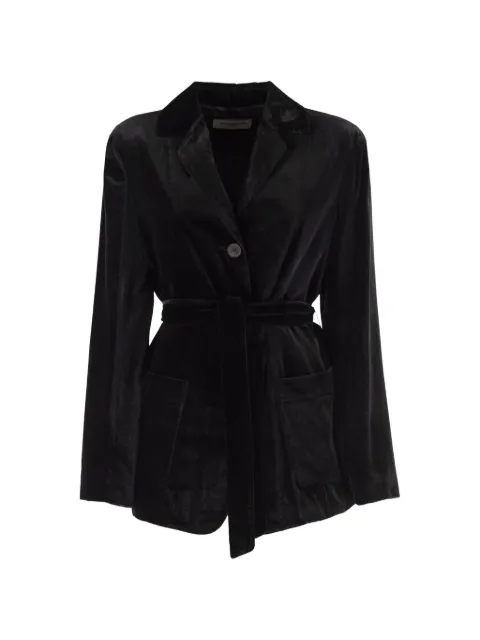 Weekend Max Mara belted velvet blazer
