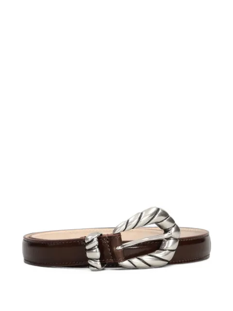 IRO twisted buckle leather belt