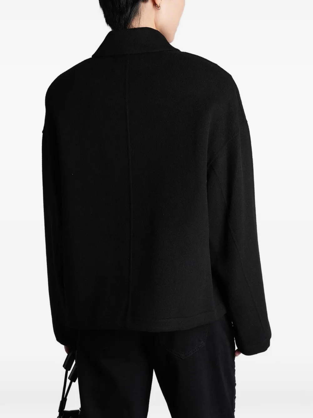 IRO Ampstack jack met asymmetrische ritssluiting Zwart