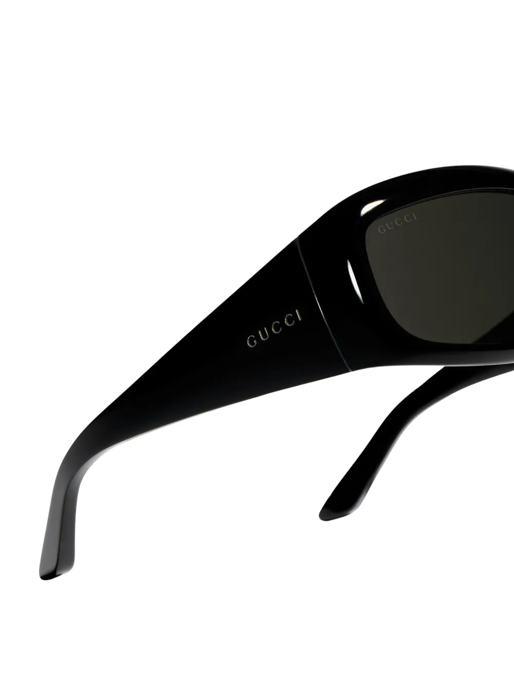 Gucci Eyewear rectangle-frame sunglasses Zwart