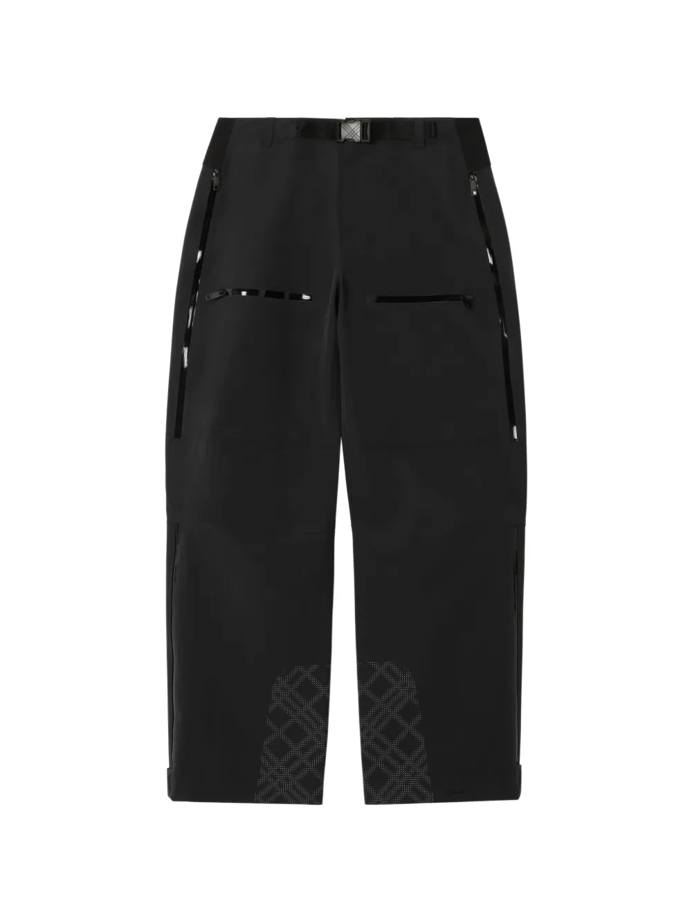 Burberry Zipped-cuffs Ski Bottoms In 黑色