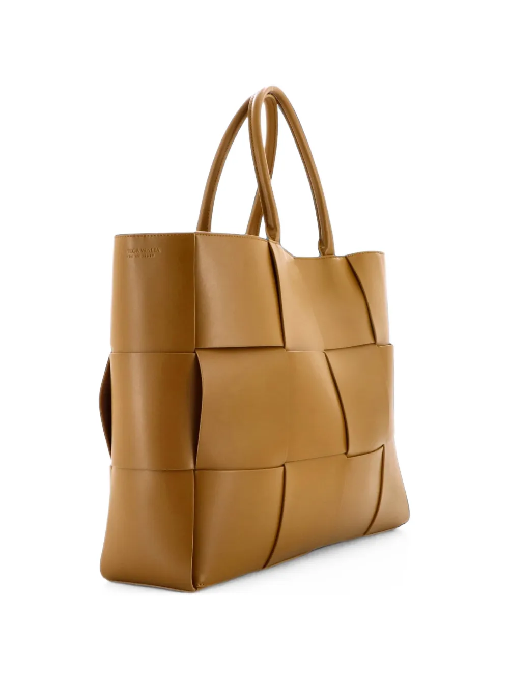 Bottega Veneta Pre-Owned Arco Maxi Intrecciato Leather Large tote bag - Marron Bottega Veneta Pre-Owned Arco Maxi Intrecciato Leather Large tote bag - Marron