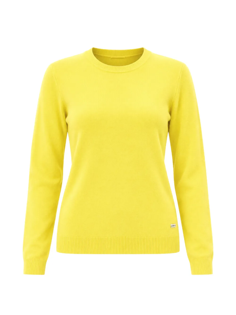 Baldinini round-neck cashmere sweater - Jaune Baldinini round-neck cashmere sweater - Jaune