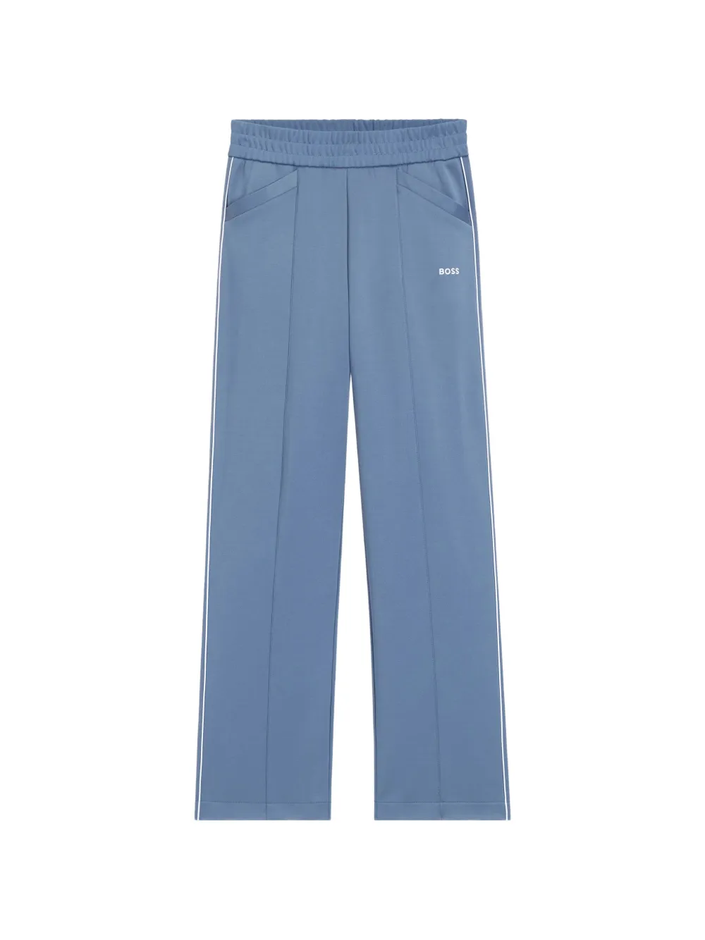 BOSS Erina side-stripe track pants - Blu