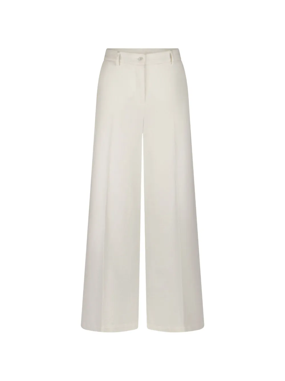 Seductive Shiloh Pressed-crease Palazzo Pants In White