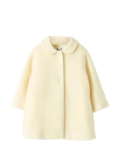 Il Gufo lurex-detail Peter Pan-collar coat