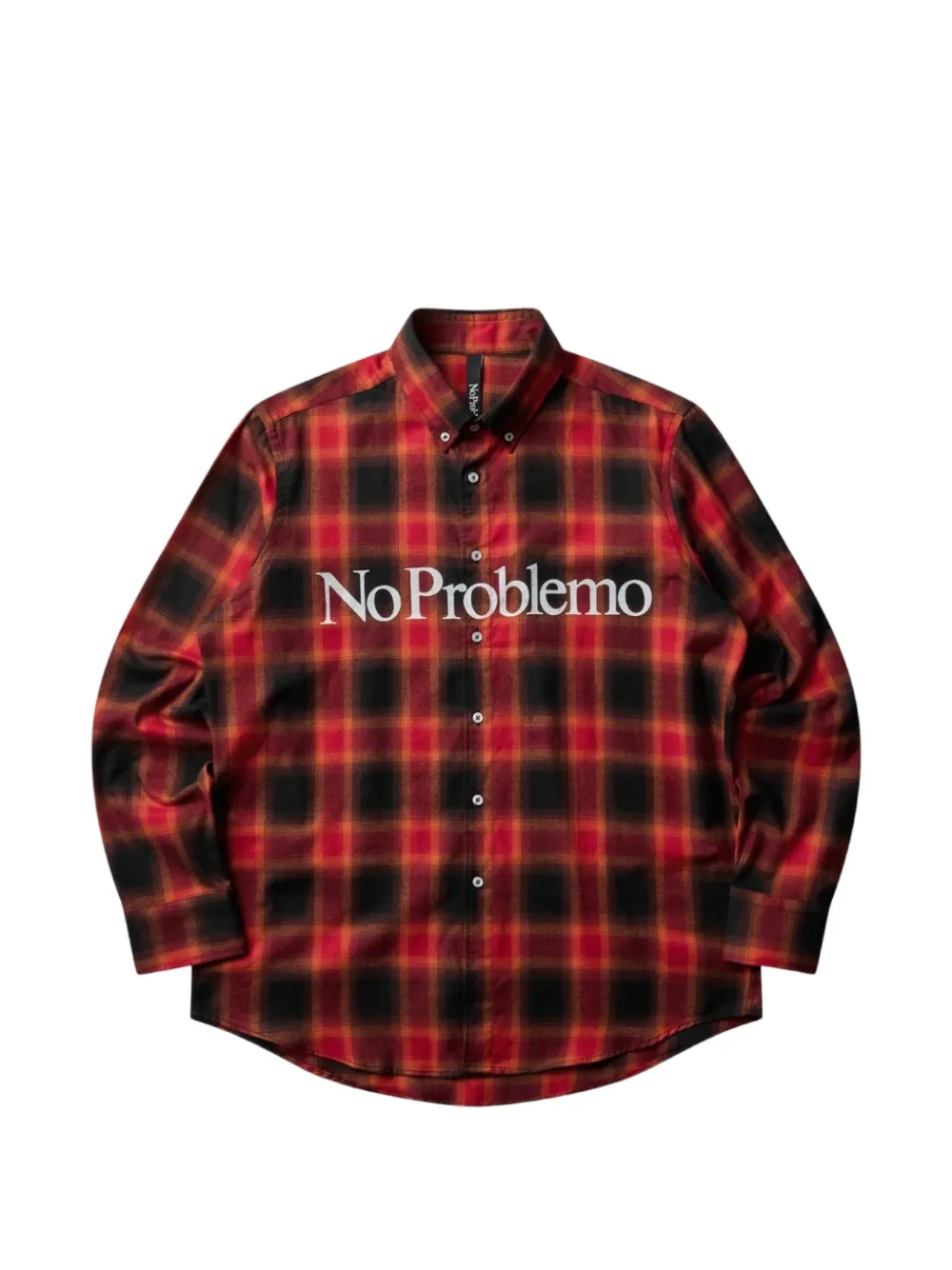Aries No Problemo Plaid Shirt In Red