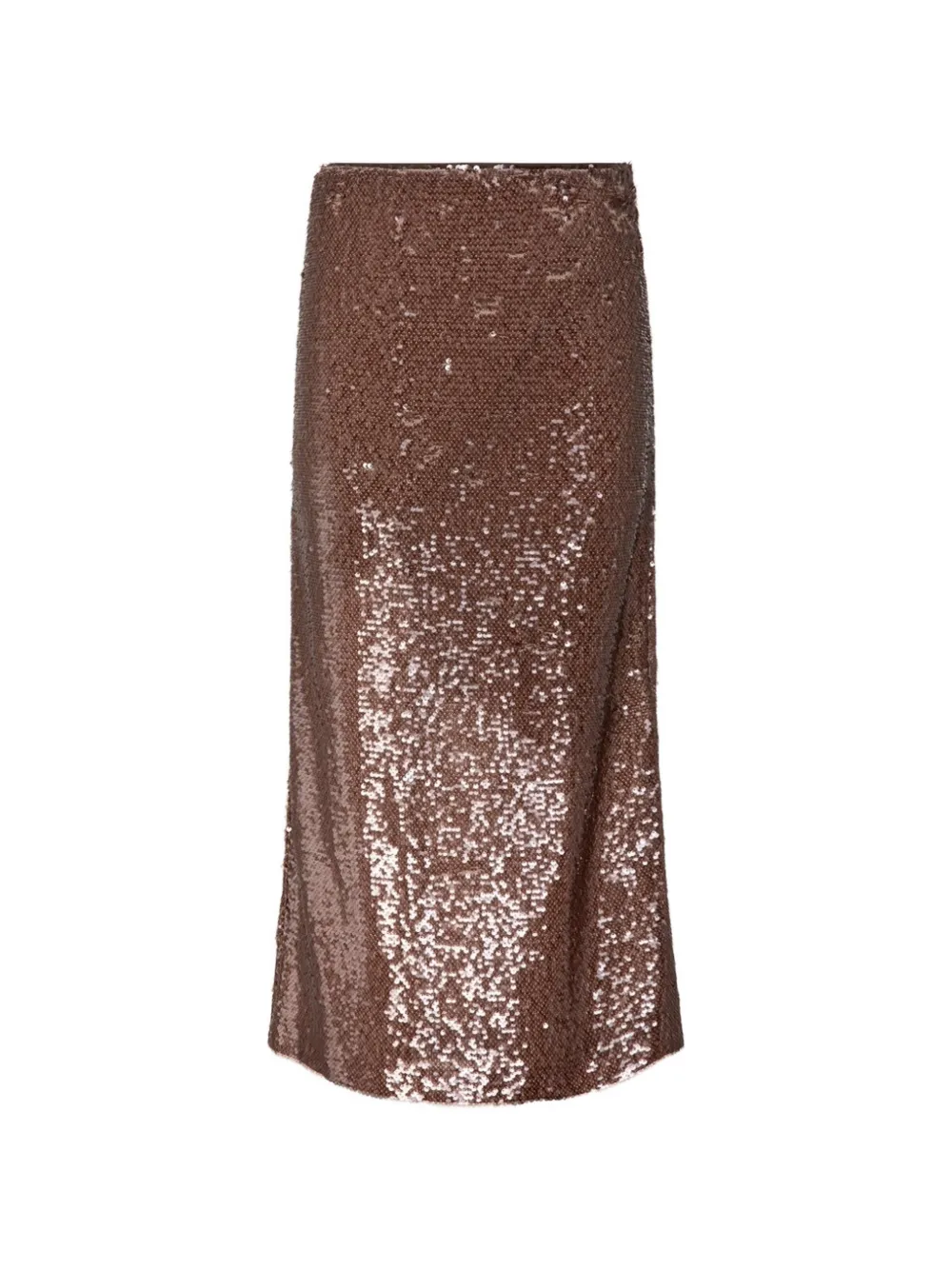 Gaëlle Paris sequin-embellished midi skirt - Marron Gaëlle Paris sequin-embellished midi skirt - Marron