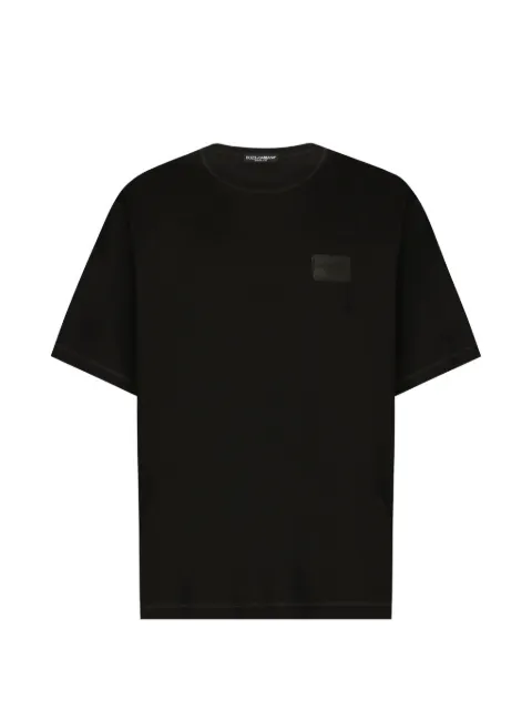 Dolce & Gabbana cotton T-shirt with branded tag