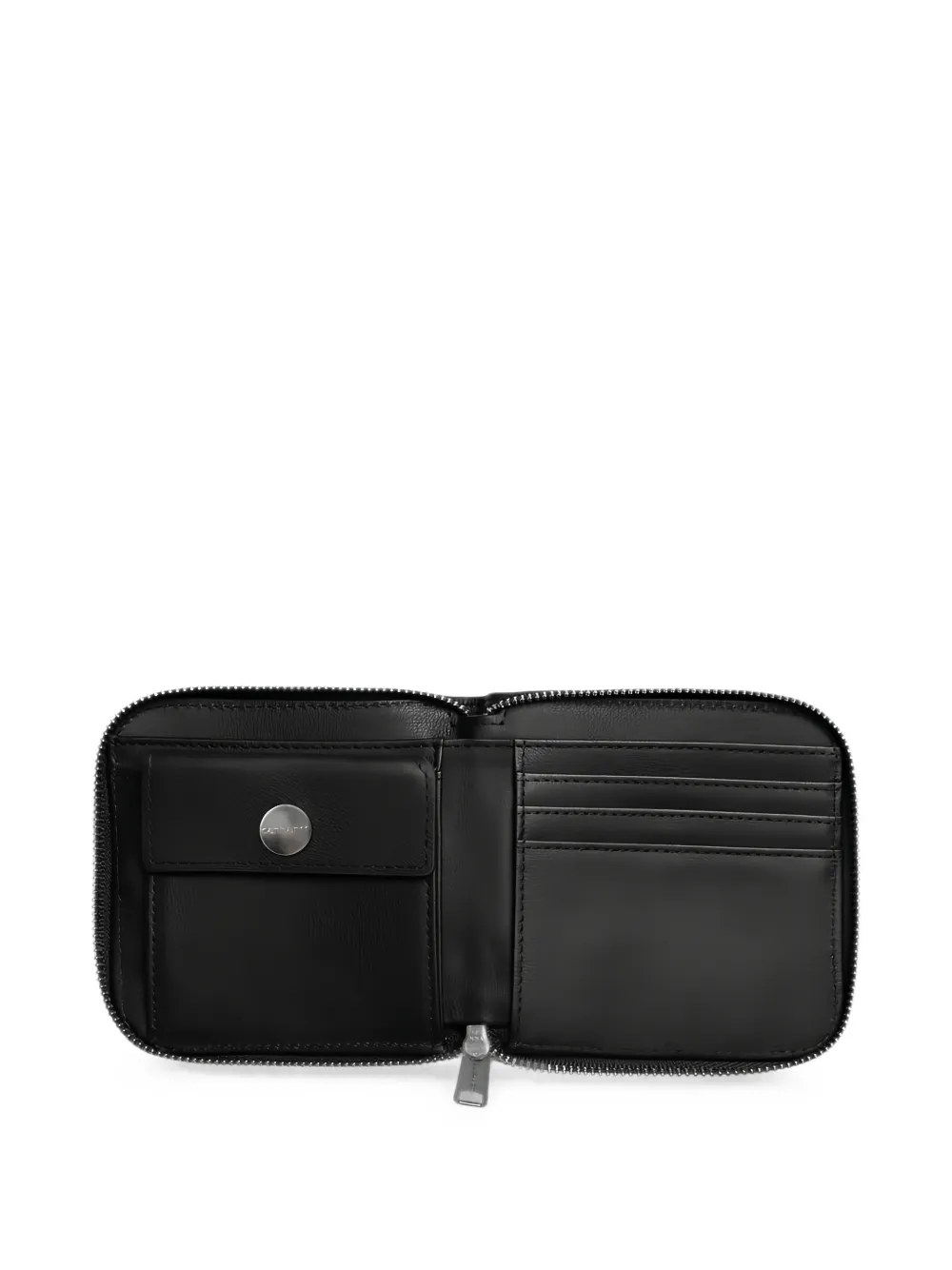 Carhartt WIP logo-print zip-around wallet Zwart