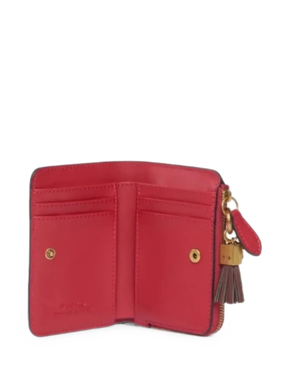 PINKO Love Birds portemonnee met kwastje Rood