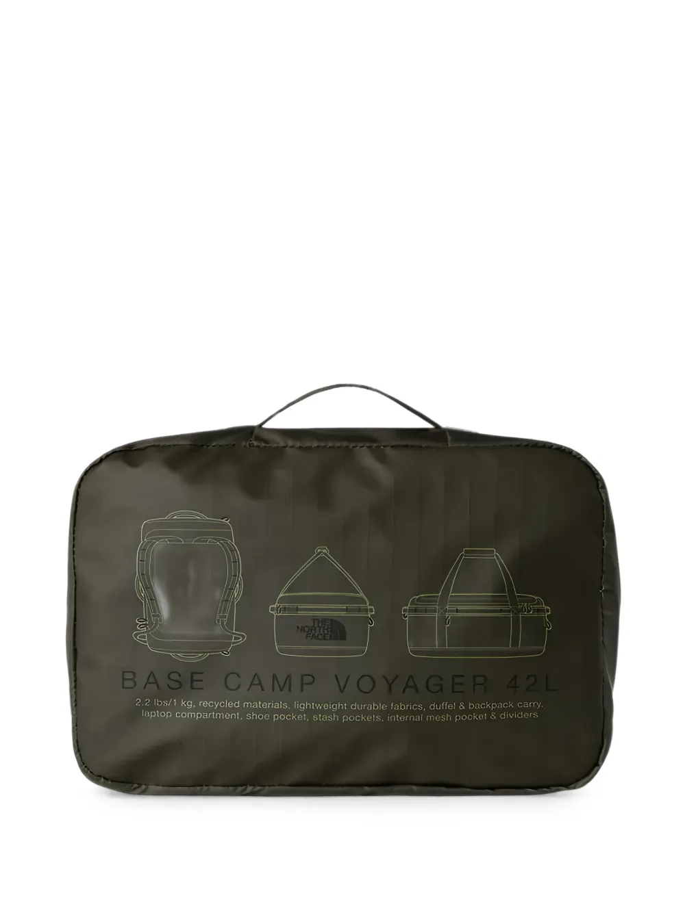 The North Face Base Camp Voyager duffel bag - Verde