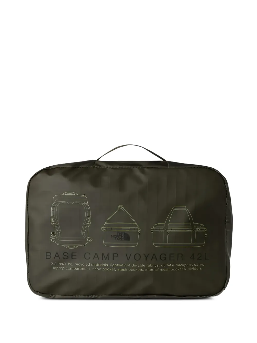 The North Face Base Camp Voyager duffel bag - Verde