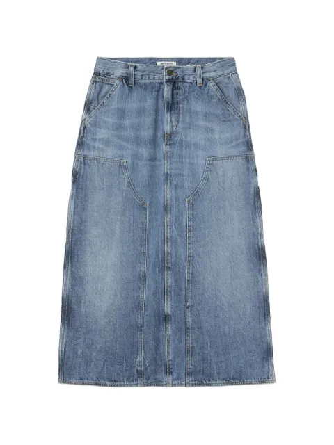 Carhartt WIP faded-effect panelled maxi skirt