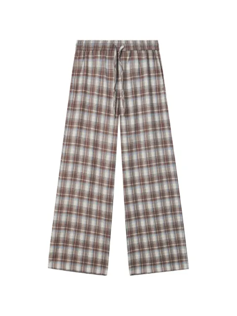 b+ab pantalones rectos con bolsillos