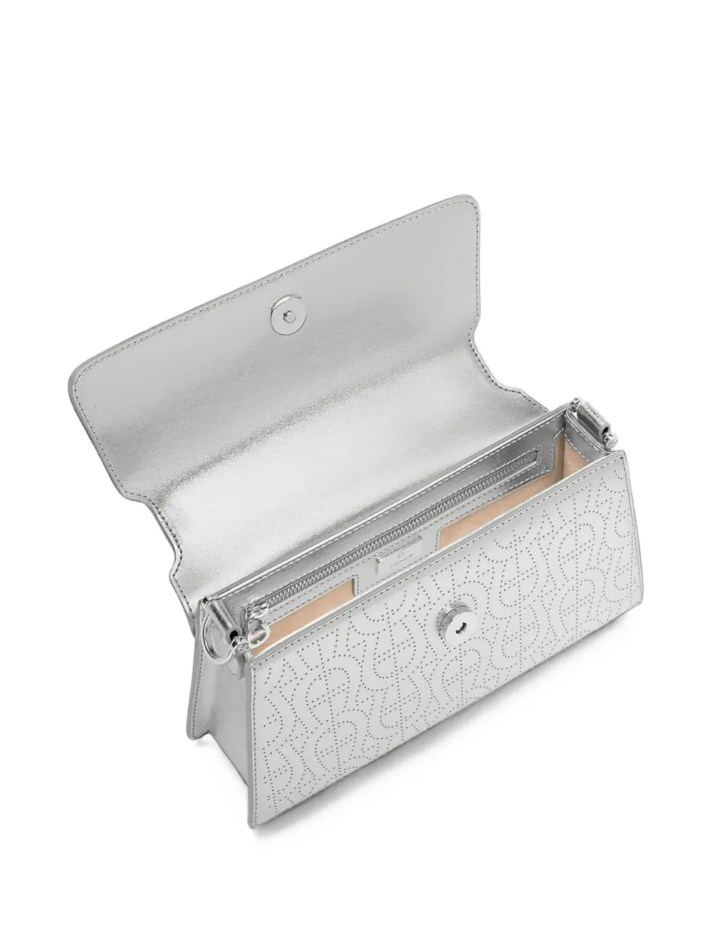 AIGNER small Delia Lucida tote bag Zilver
