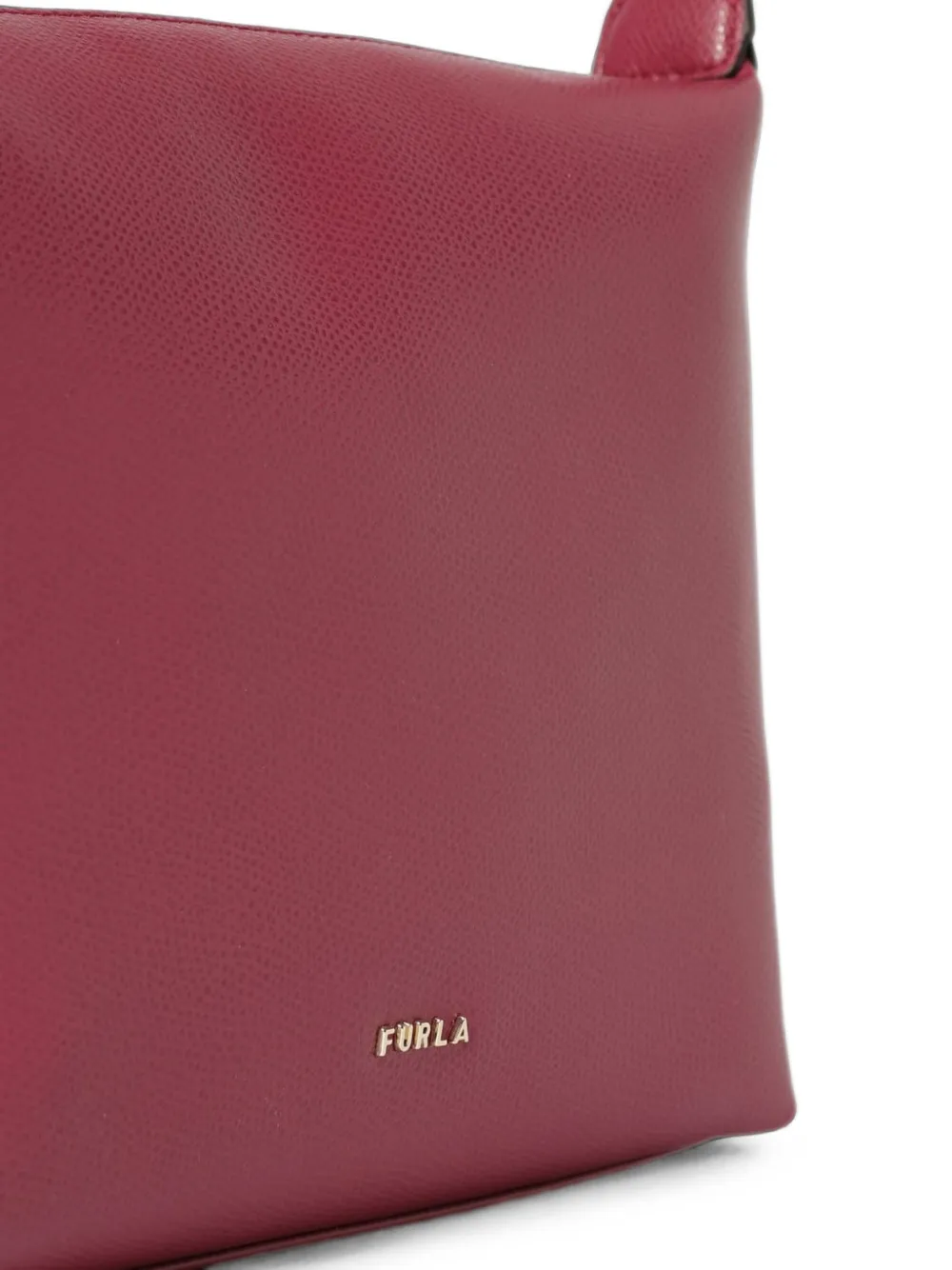 Furla Tonie leren shopper met textuur Roze