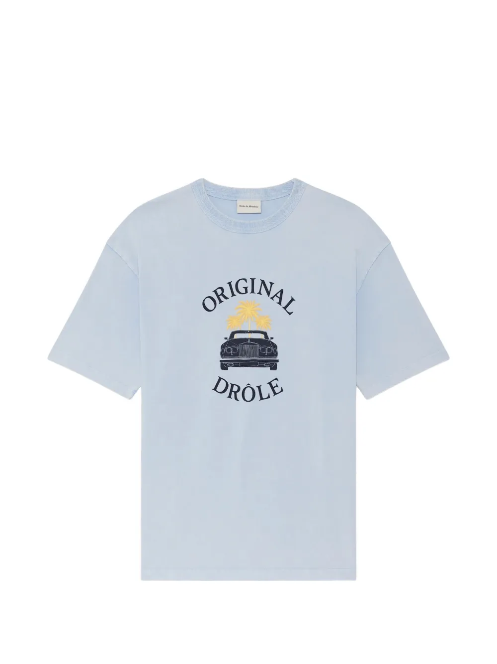 Drôle De Monsieur Car Palms graphic-print T-shirt - Bleu Drôle De Monsieur Car Palms graphic-print T-shirt - Bleu