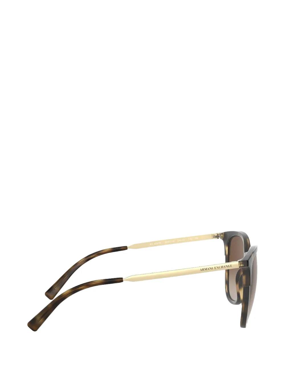 Armani Exchange tortoiseshell-effect square-frame sunglasses Bruin