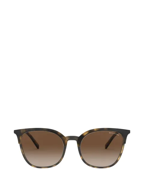 Armani Exchange tortoiseshell-effect square-frame sunglasses