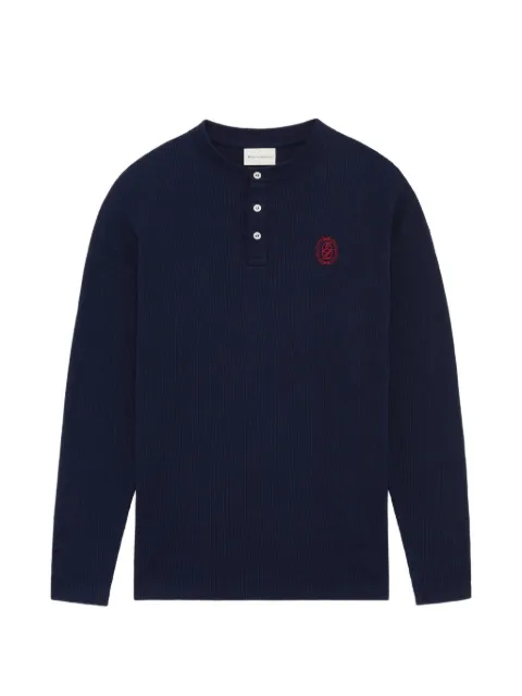 Drôle De Monsieur waffle-knit long-sleeve T-shirt