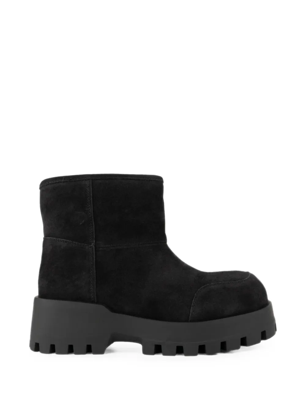 SERGIO MORETTI FIRENZE suede chunky-sole ankle boots