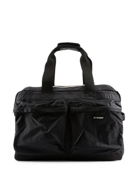 K-Way logo-patch holdall bag